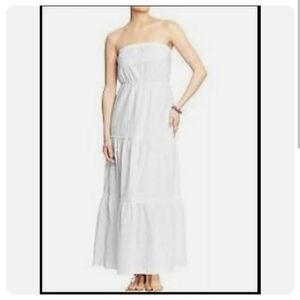 Old Navy Strapless Eyelet Maxi Dress